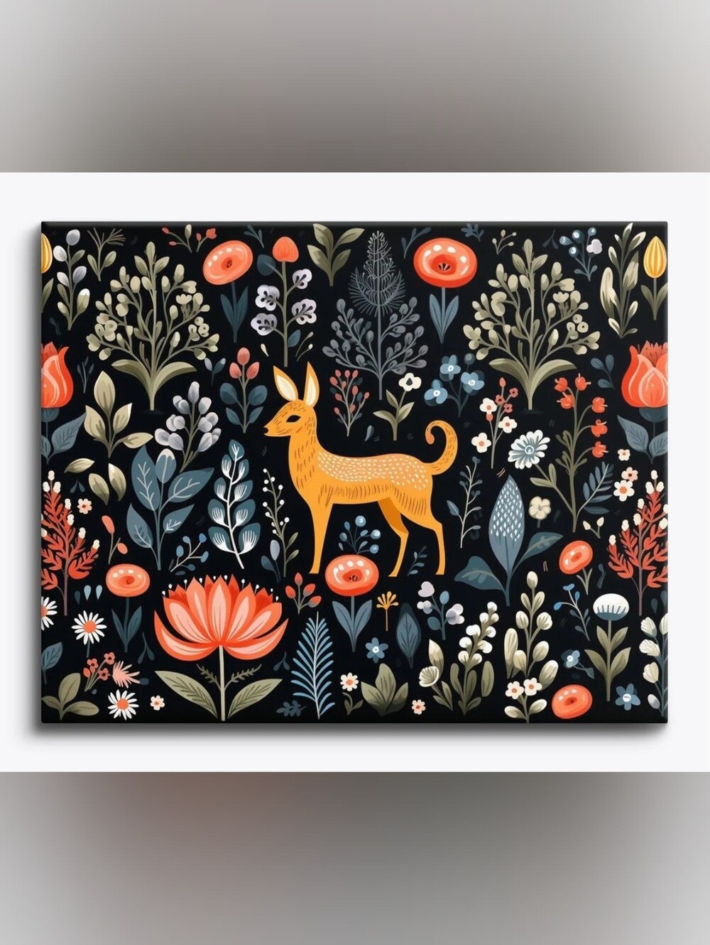 Craftoria "Whimsical Gardens" Paint-by-Number Kit